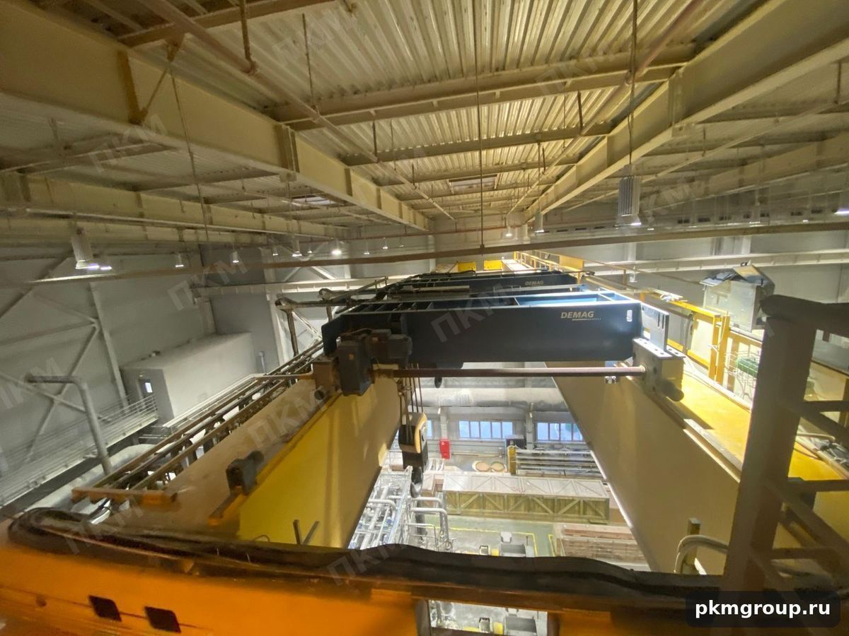 Мостовые краны Demag в пролёте после модернизации